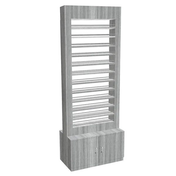 30” L x 16” W x 76” H Nail Polish Display Racks For Shops — view 3