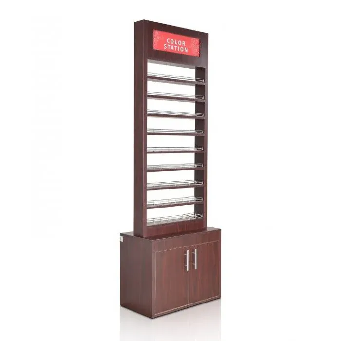 30” L x 16” W x 76” H Nail Polish Display Racks For Shops — view 2