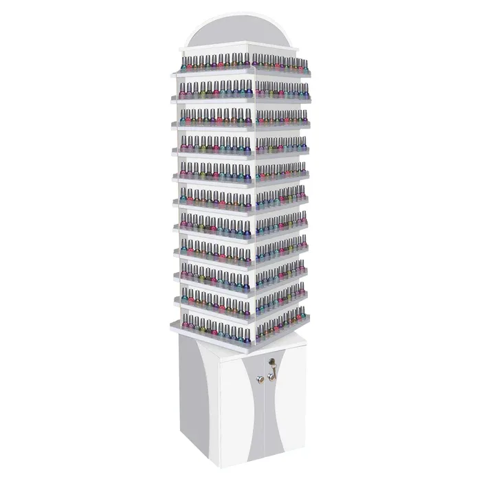 30” L x 16” W x 76” H Nail Polish Display Racks For Shops