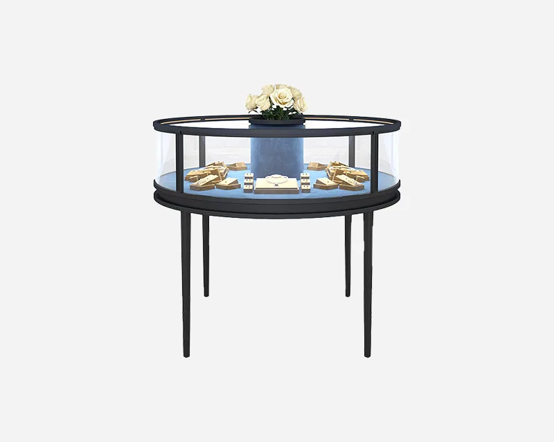 360 degree jewelry display showcase customized fashion jewelry display factory direct sales — view 2