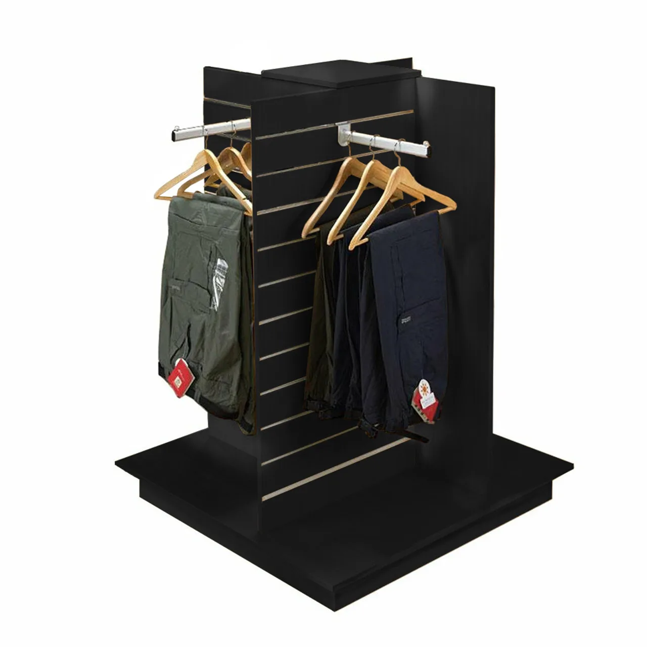 4 Way Slatwall Gondolas Stands For Retail Shops — view 4