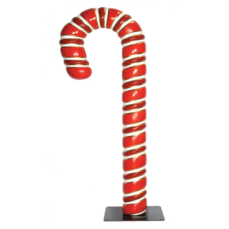 6ft Candy Cane Christmas Decoration Candy Store Display Props On sale