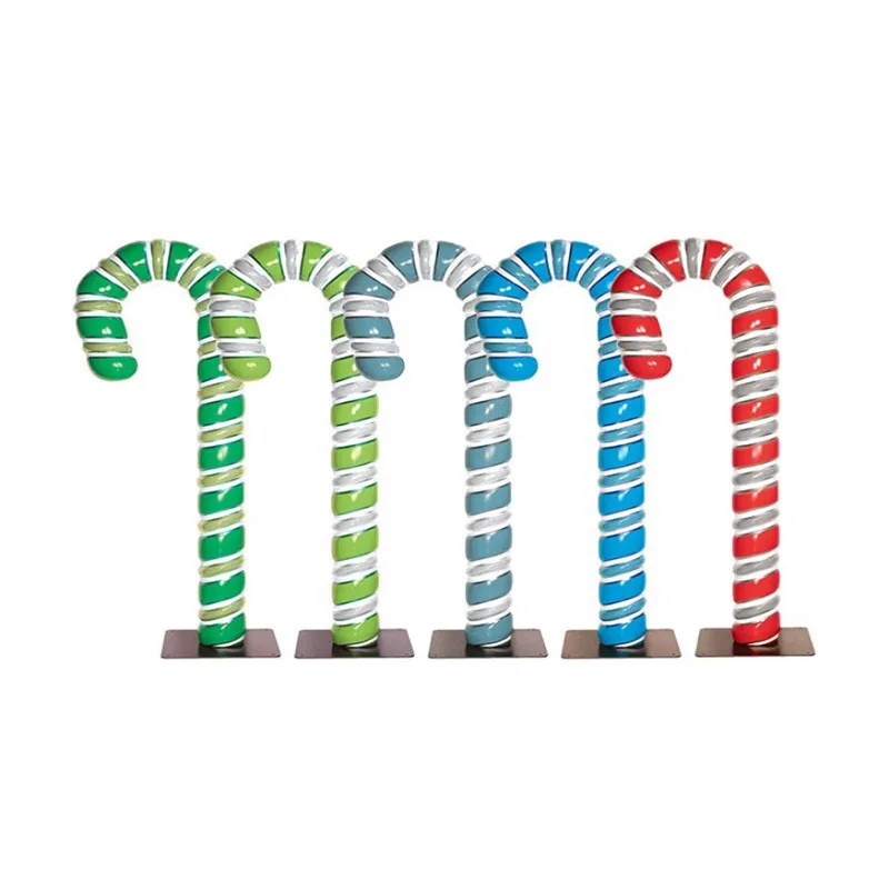 6ft Candy Cane Christmas Decoration Candy Store Display Props On sale — view 2
