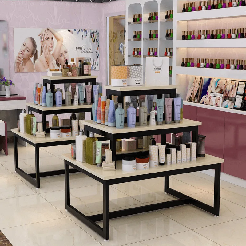 800mmL*500mmW*1200mmH retail display rack design for clothing store & cosmetics store — view 4