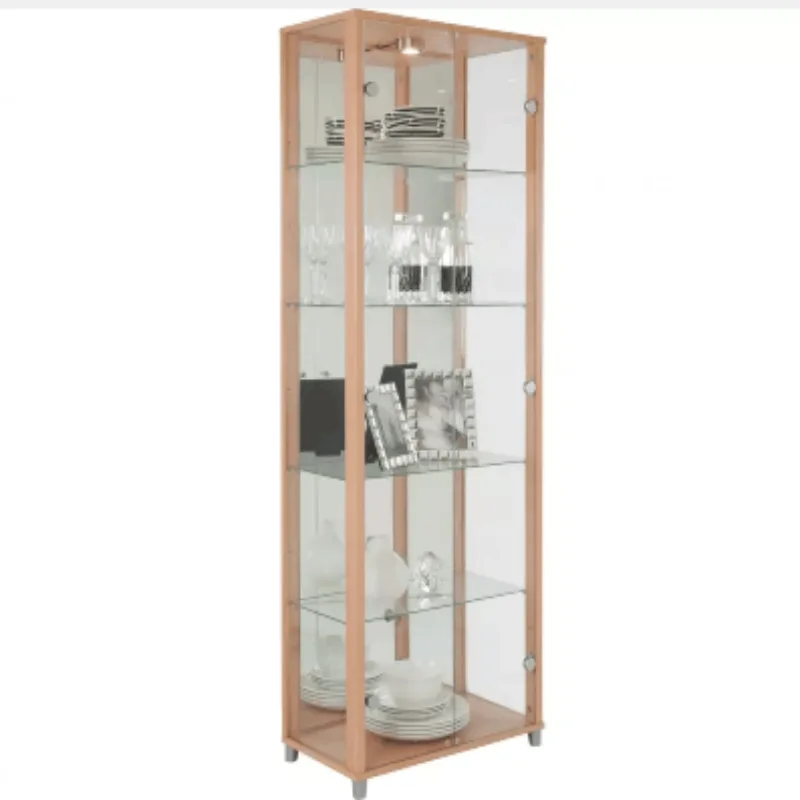 Adjustable glass display cabinet & glass display shelf for sale — view 3