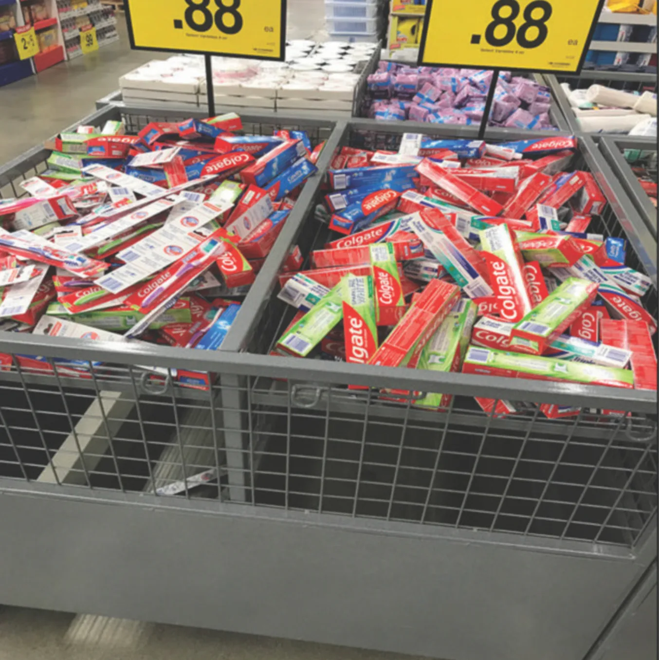 Adjustable Wire Dump Bin For sale – Retail Store Fixtures — view 3