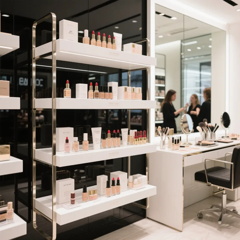 Advanced cosmetic display cabinet Cosmetic store display furniture — view 3