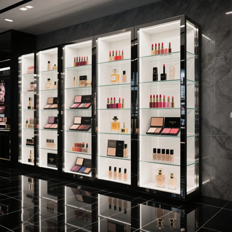 Advanced cosmetic display cabinet Cosmetic store display furniture