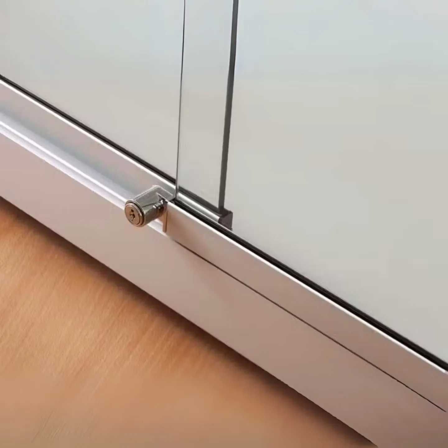 Aluminium Frame Glass Display Cabinet with LED Lights – The Ultra Slim 1000mm — view 6