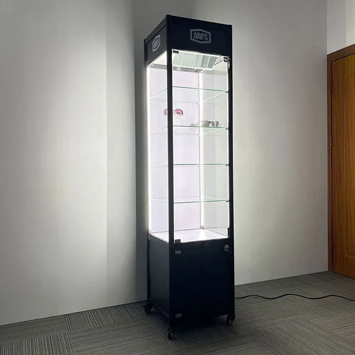 Aluminium Frame LED Eyeglass Display Tower Showcase | Sunglass Display Stands — view 5
