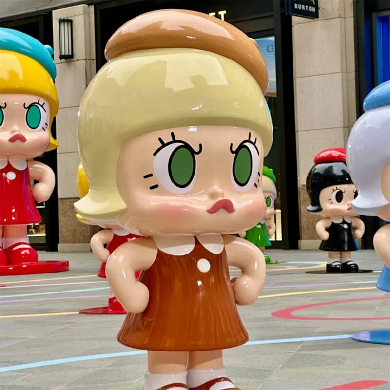 Angry Molly Fiberglass Sculpture Mall IP Photo Spot Decoration Customizable Multi‑Color — view 3