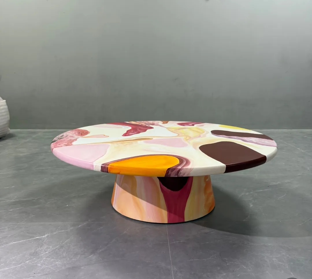 Artistic Fiberglass Side Table Collection — view 5