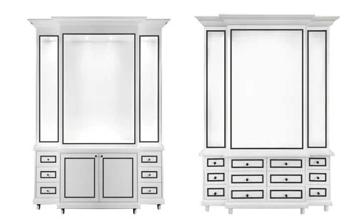 Attractive Cosmetic Display Cabinet Design High-quality Cosmetic Display Cabinet for Sale — view 5