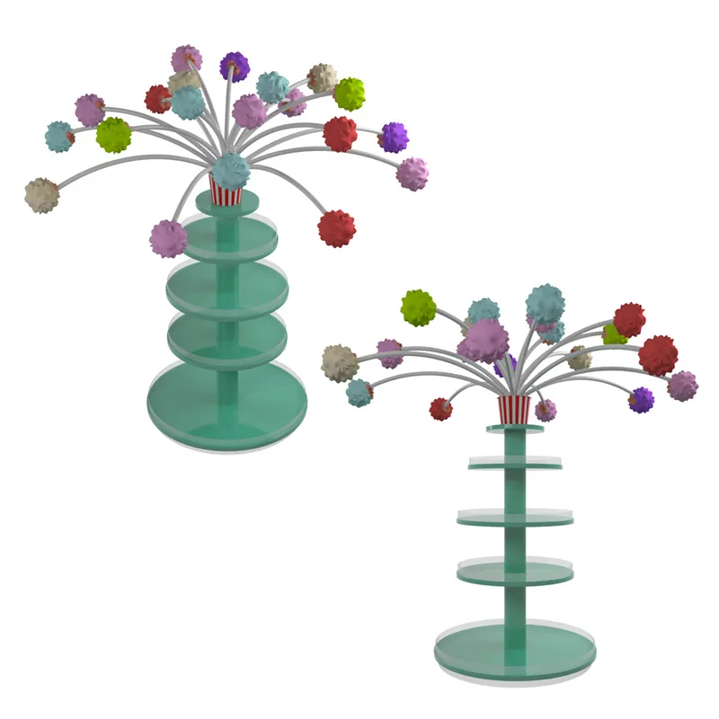 Attractive Popcorn Display Stand Design Popular Candy Display Stand on Sale — view 3