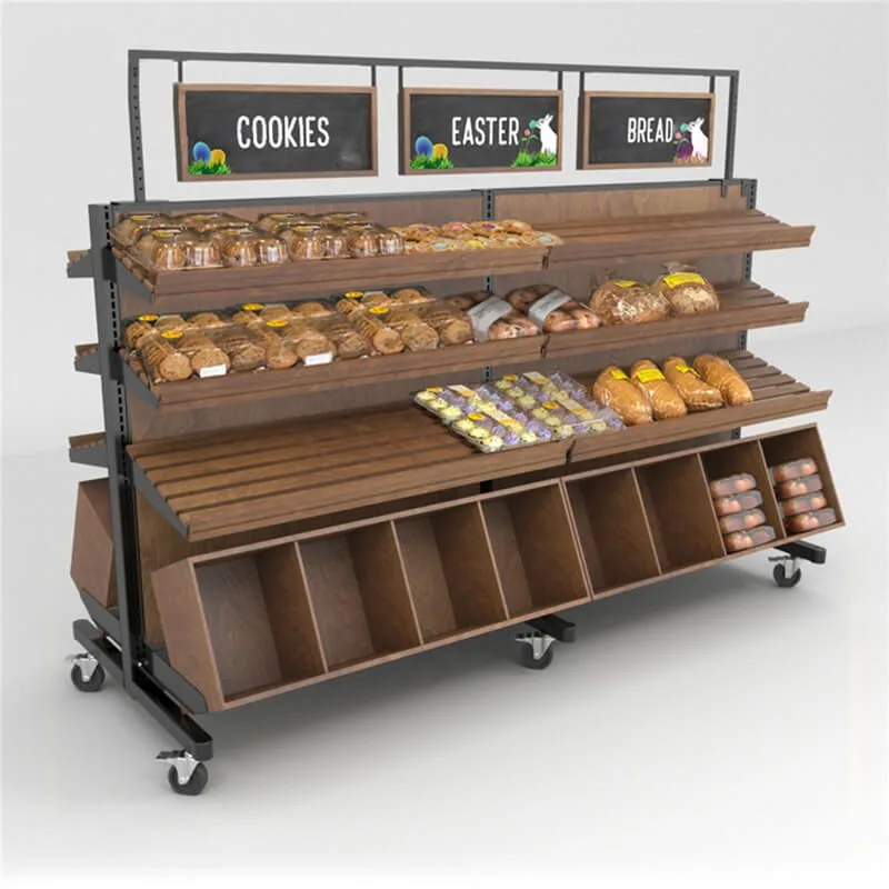 Bakery display shelf Baking display furniture for sale