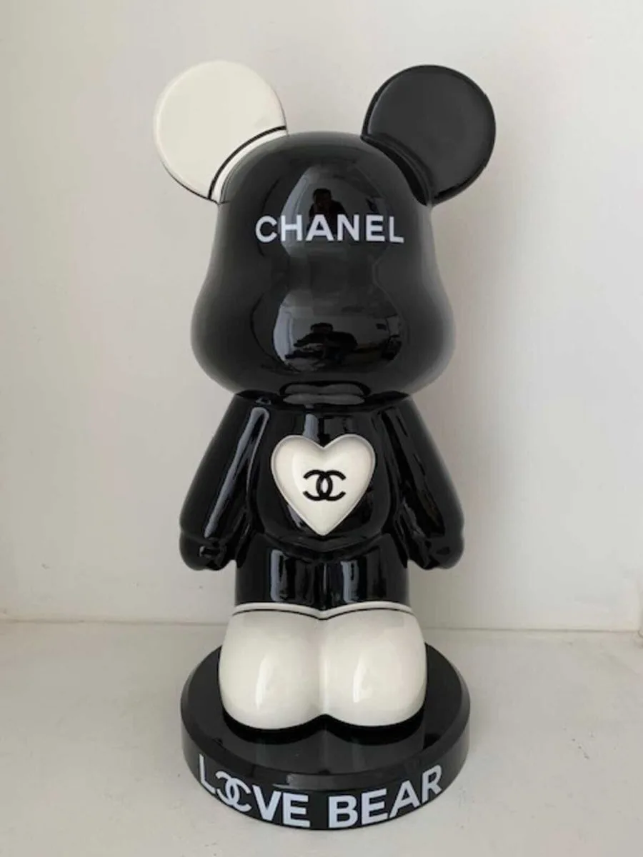 Bearbrick FRP Violent Bear Sculpture for Hotel & Retail Store Interior Decoration — view 2