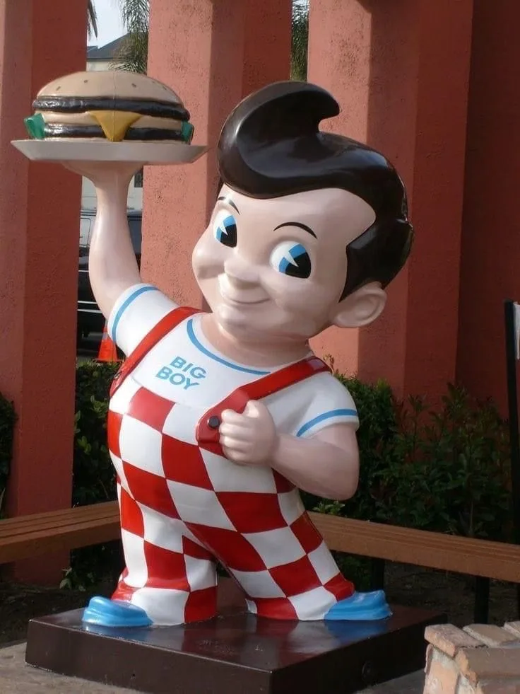 Big Boy Fiberglass Mascot for Diners and Restaurants — view 2