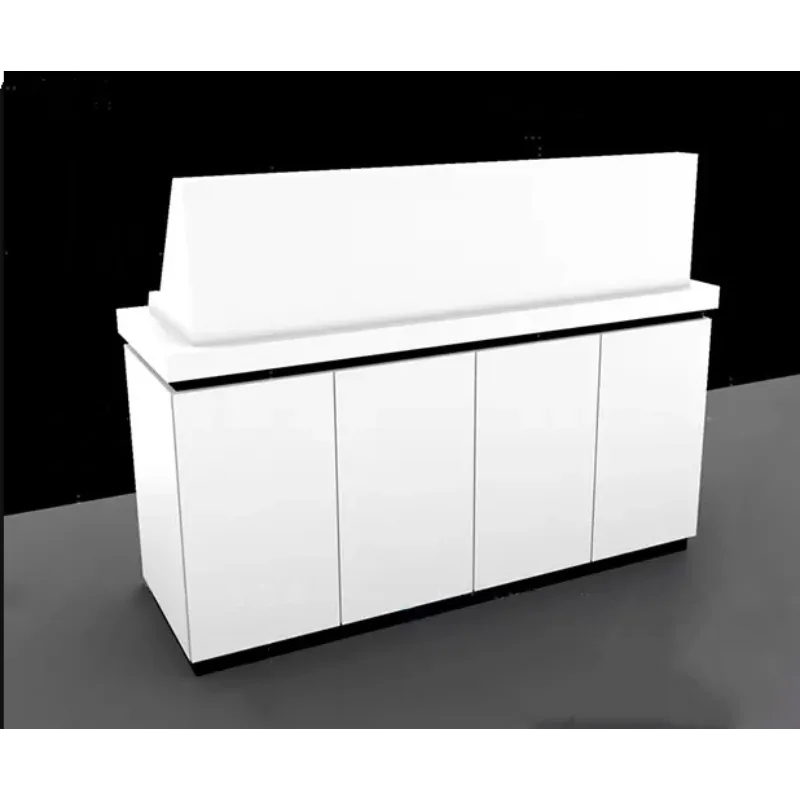 Black cosmetics display cabinet Cosmetics display counter — view 5