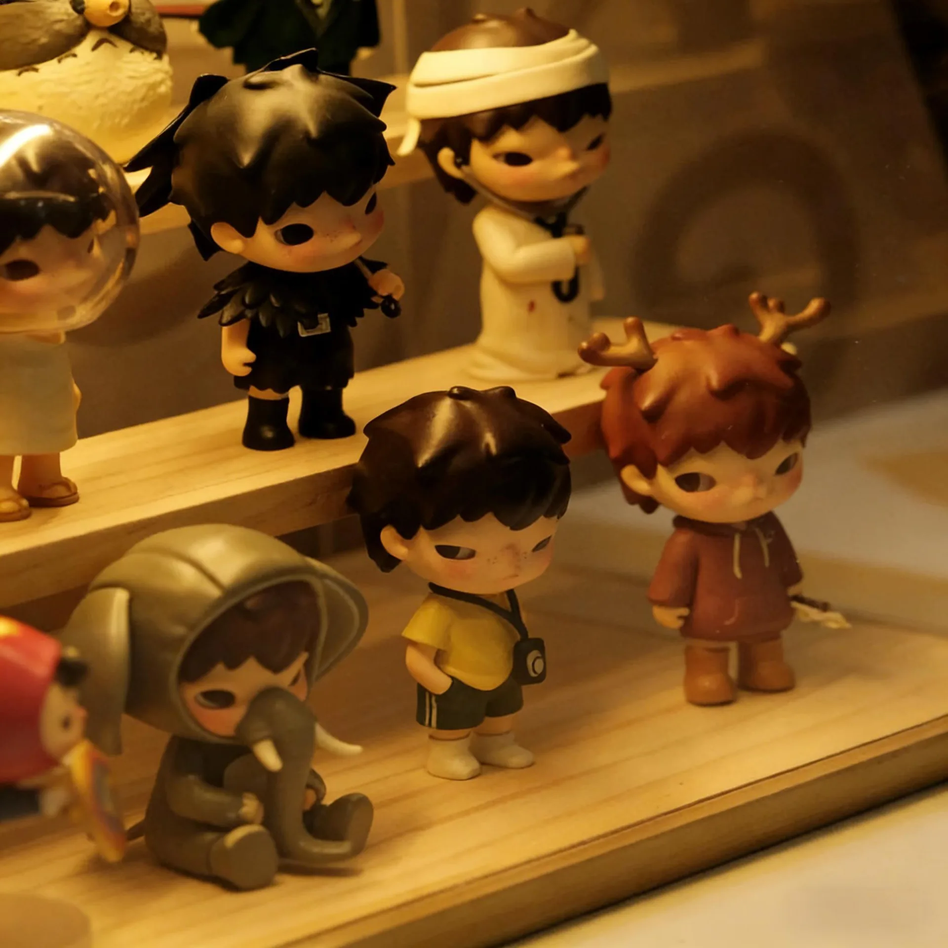 Blind Box Display Cabinet for Sale, Acrylic & Plywood Toy Showcase with LED Lights for Collectors & Toy Stores — view 2