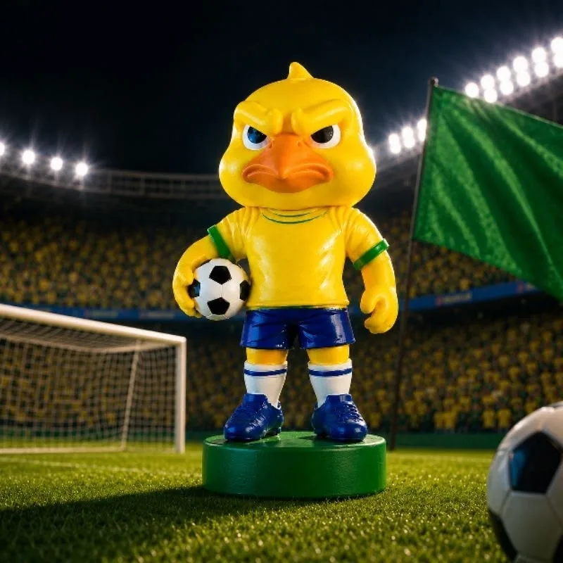 Brazil World Cup Mascot FRP Sculpture for Stadium & Sports Store Display