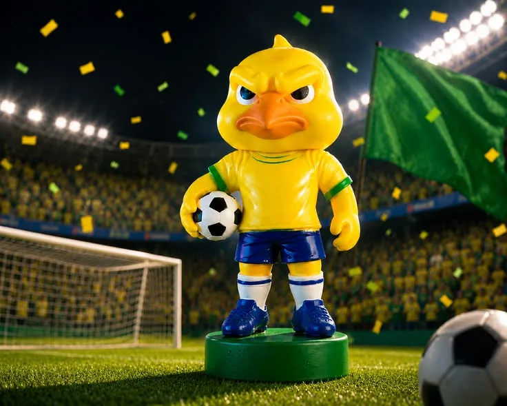 Brazil World Cup Mascot FRP Sculpture for Stadium & Sports Store Display — view 3