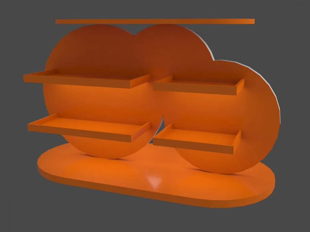 Candy store retail display rack Candy special shape display cabinet — view 4