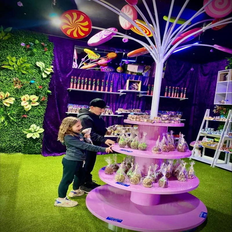 Candy tree display stand Colorful candy display stand for sale — view 3