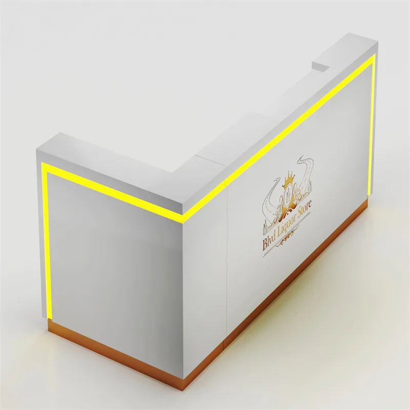 Charming Reception Desk Design Stylish Reception Counter Design for Sale — view 4