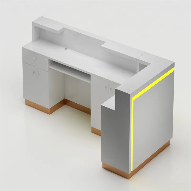 Charming Reception Desk Design Stylish Reception Counter Design for Sale — view 3