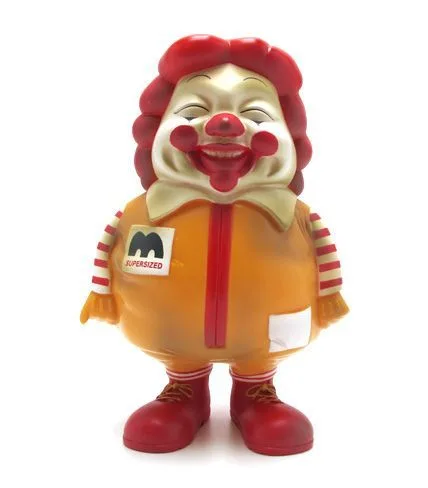 Chubby Clown FRP Sculpture for Trendy Store & Art Exhibition Decoration