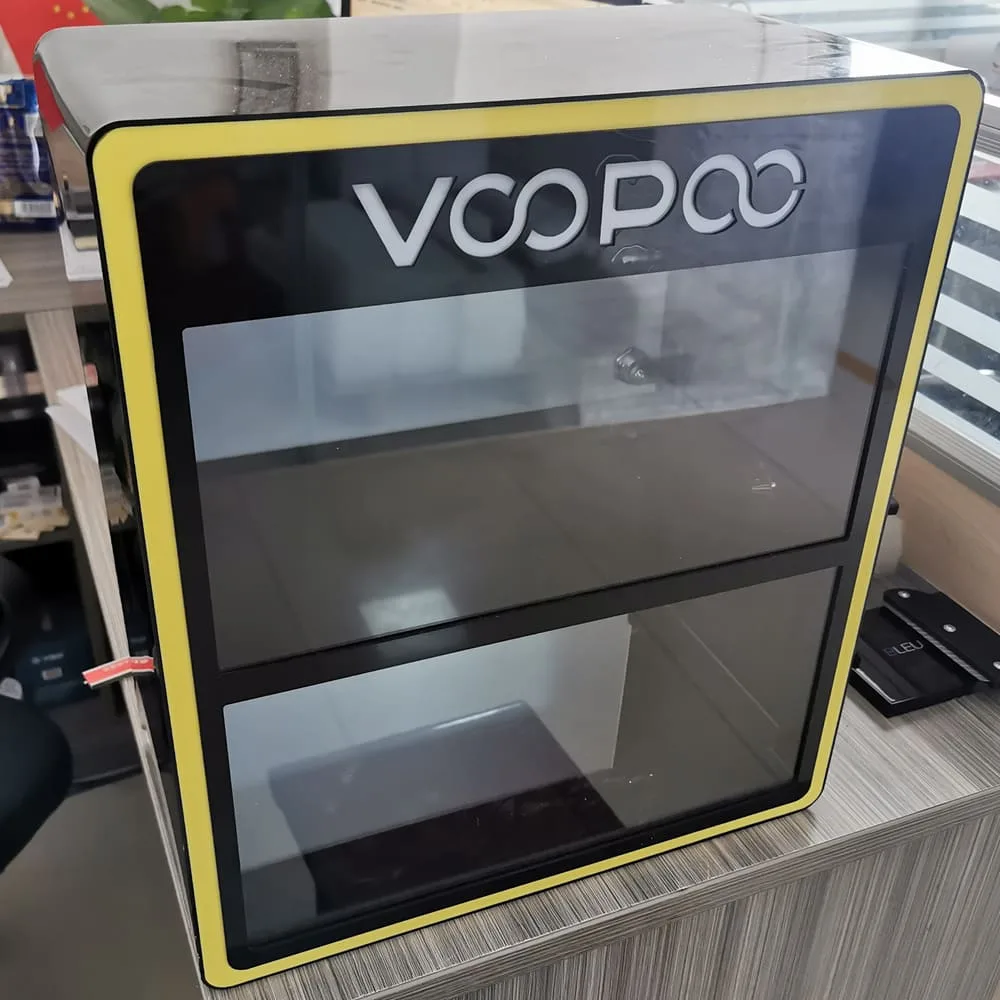Classic electronic cigarette display cabinet with led light and lock in hot sale — view 3