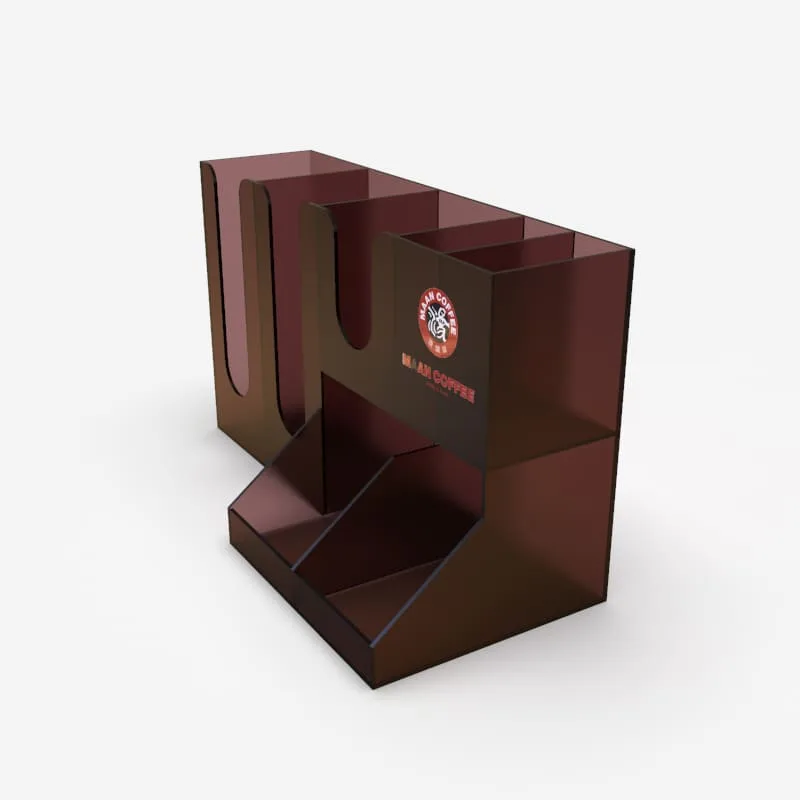 Coffee cup display rack Acrylic display rack for sale — view 5
