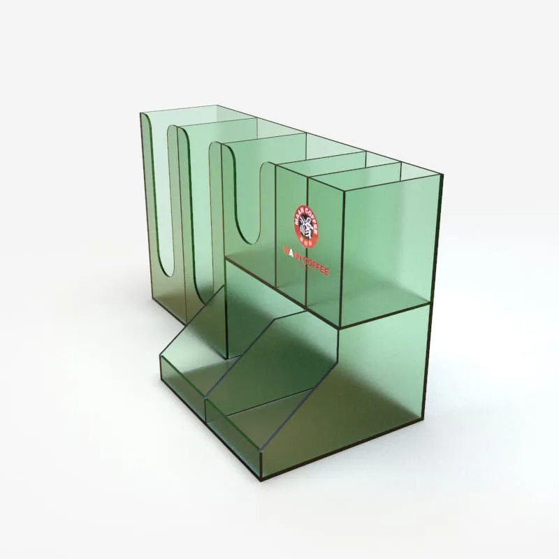 Coffee cup display rack Acrylic display rack for sale — view 7