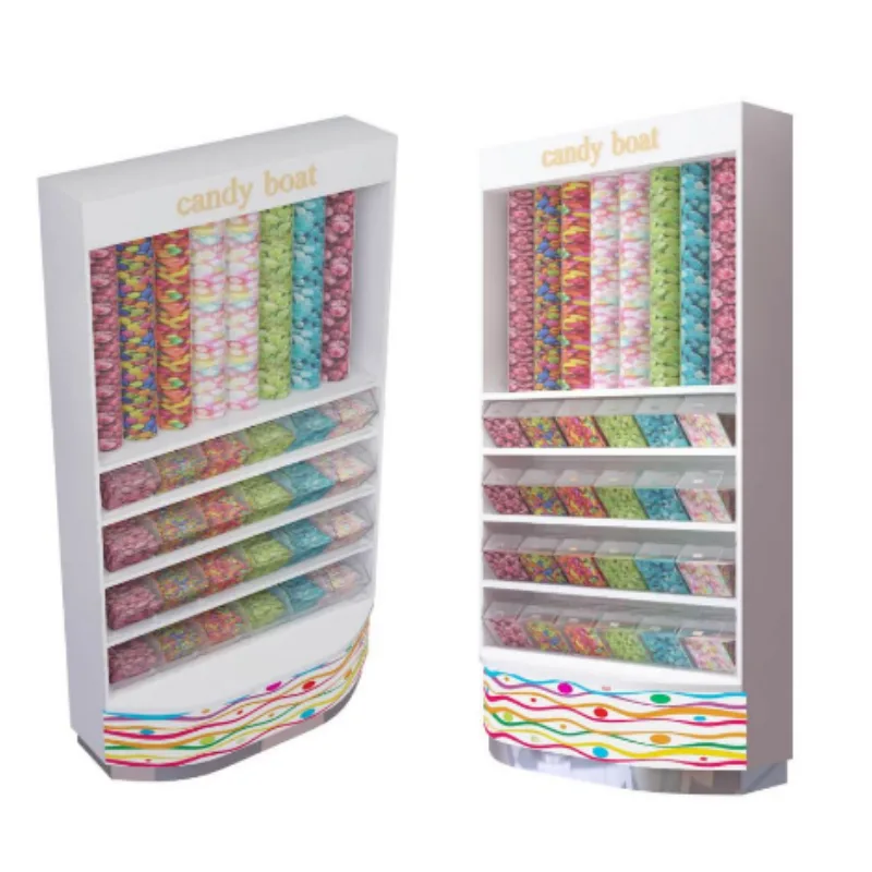 Colorful Candy Cabinet & Hot Selling Food Retail Display For Sale — view 2