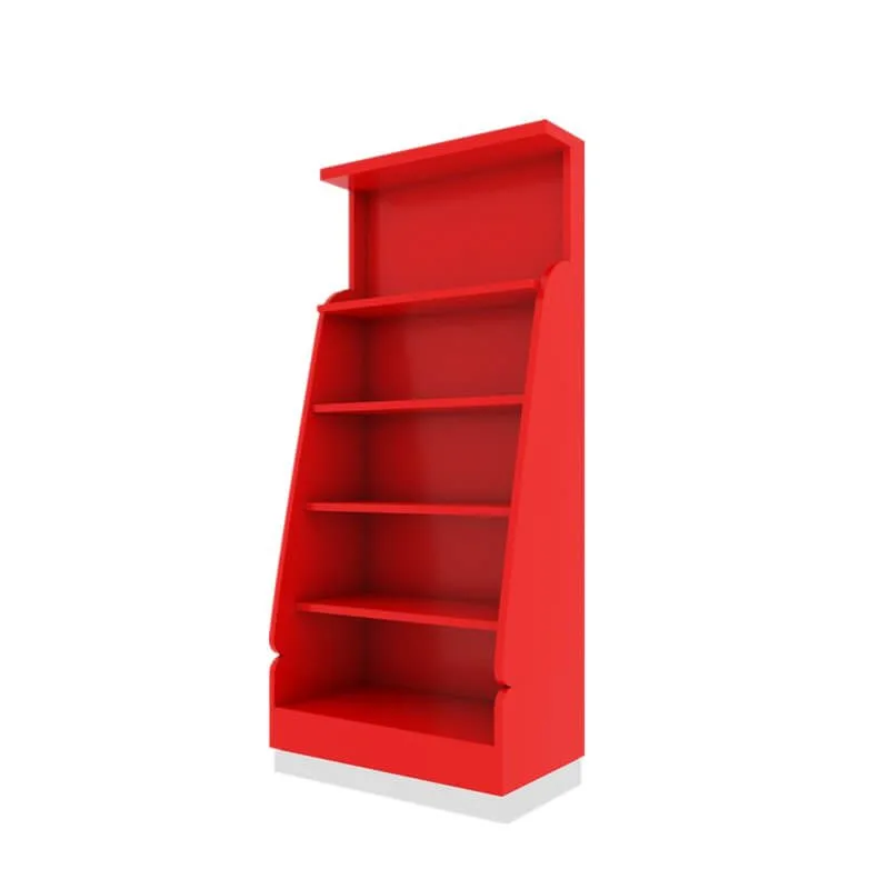 Colorful candy display shelves Candy store wall shelves — view 5
