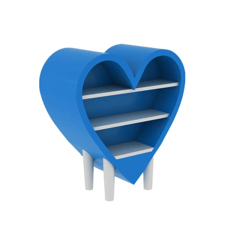 Colorful Heart-shaped Candy Display Rack Popular Candy Display Rack on Sale — view 3