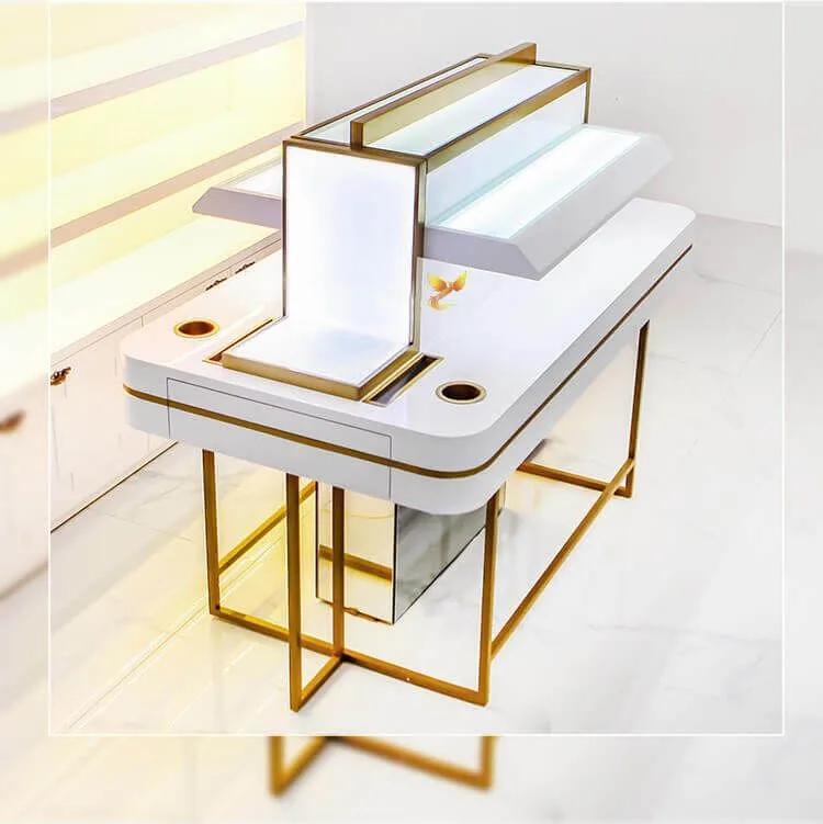 Cosmetics display cabinet Perfume&skin care products display rack — view 3