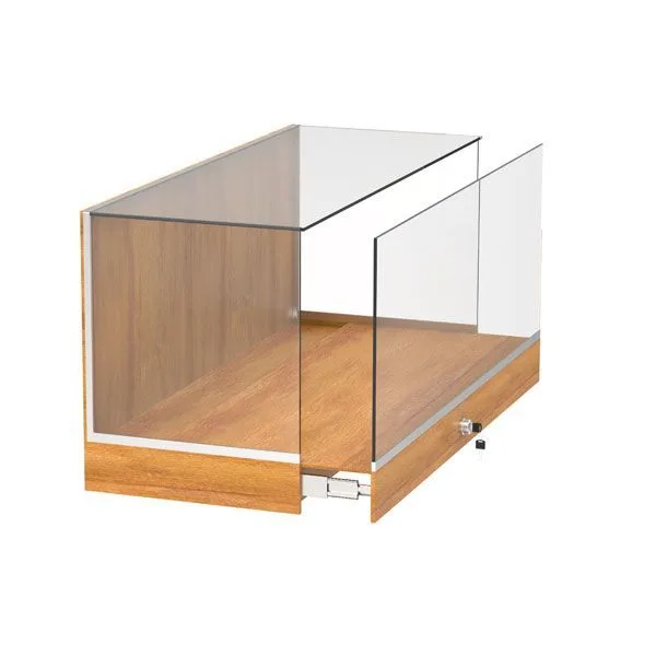 Countertop Jewelry Display Showcase Wooden Jewelry Display Showcase for Sale — view 4