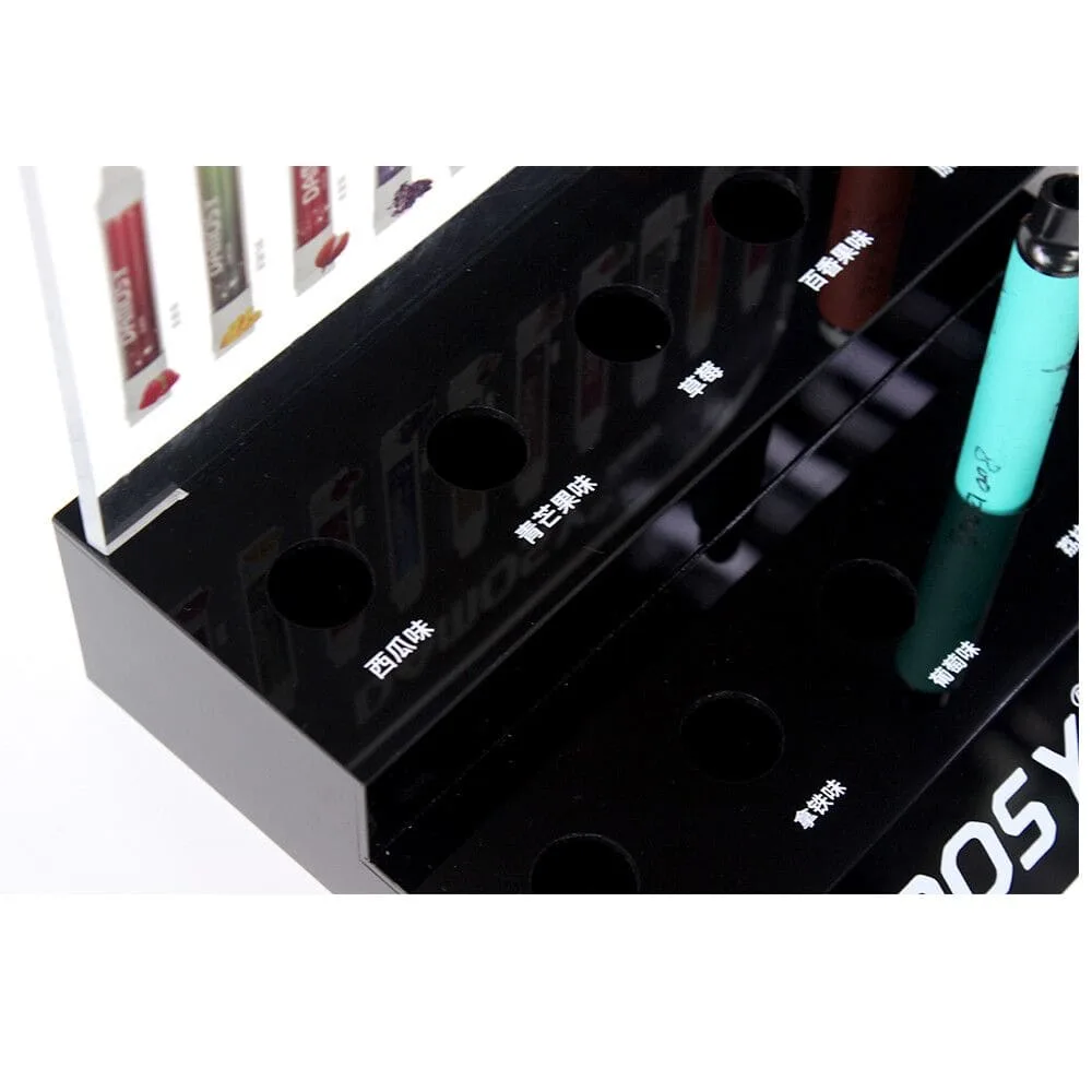 Creative design vape display stand e – cigarette shop display showcase for sale — view 3