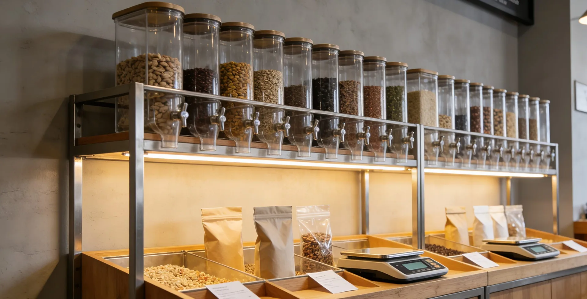 Custom Dry Food Display Counter | Premium & Eco-Friendly