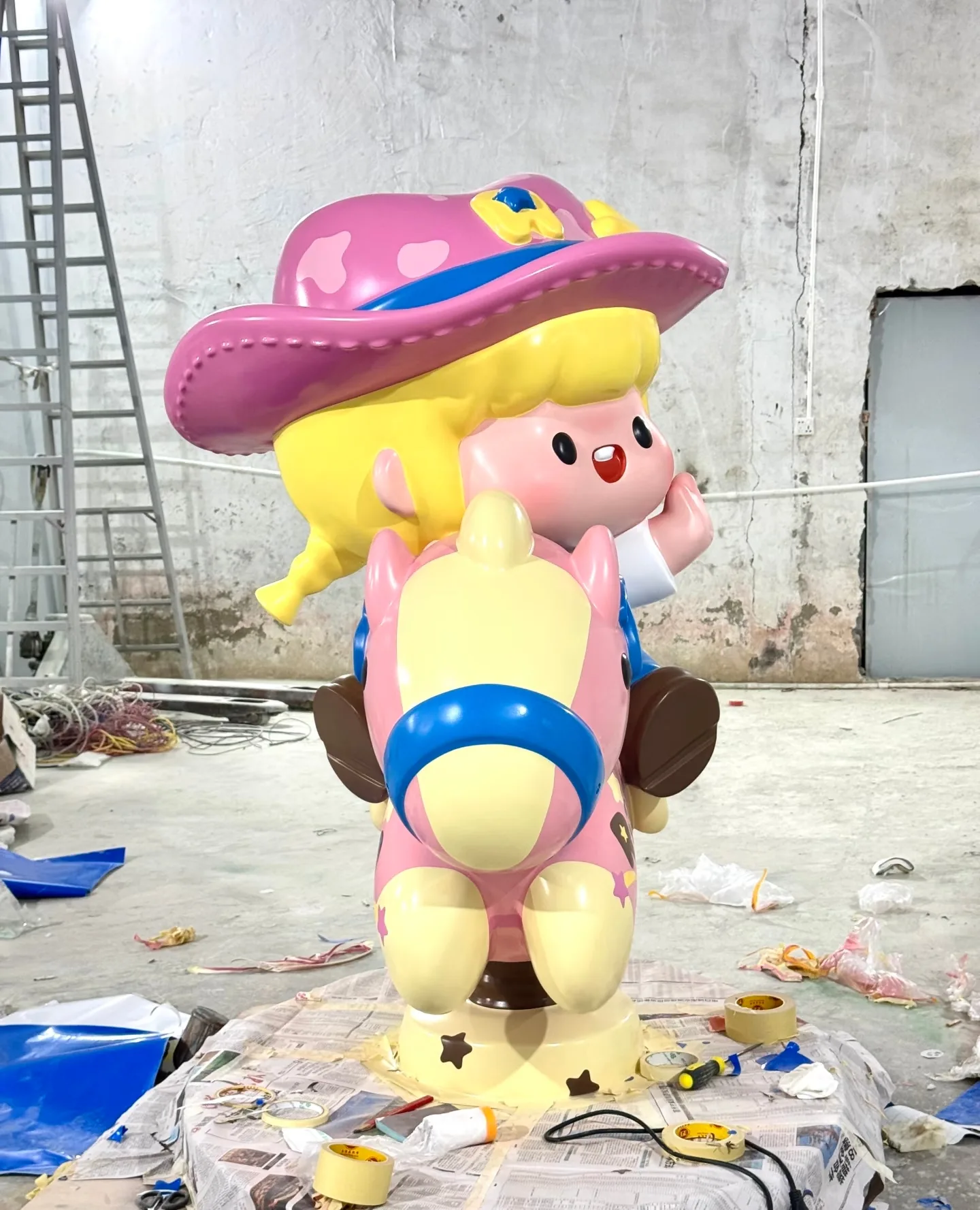 Custom Fiberglass Cartoon Sculpture for Commercial & Public Spaces — view 2