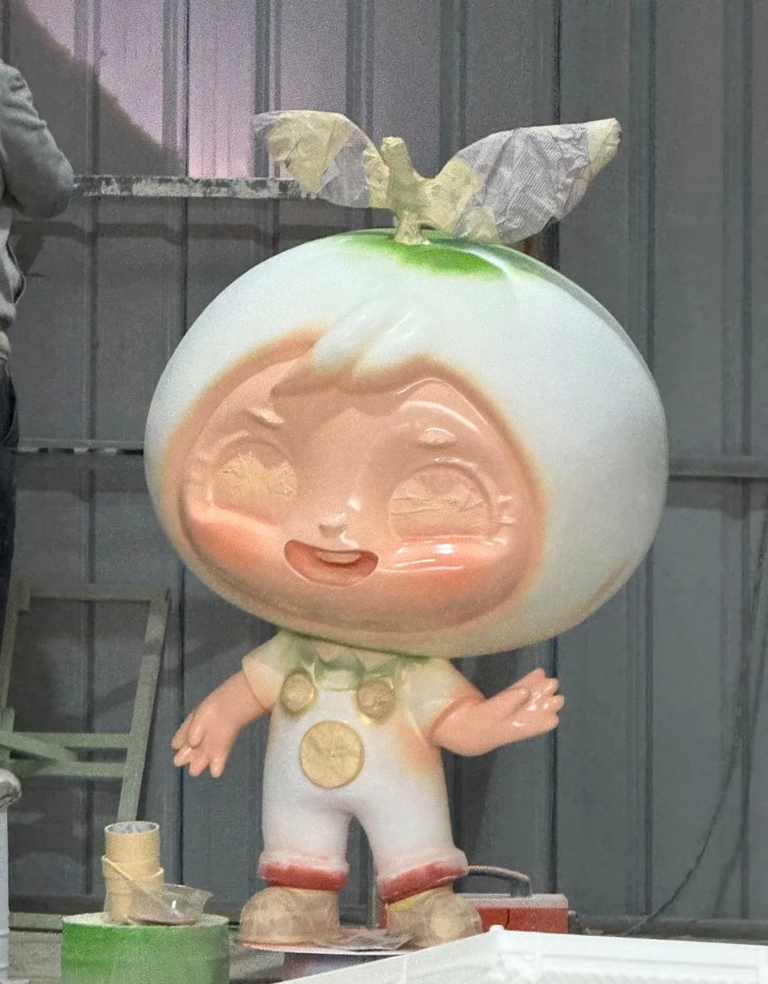 Custom Fiberglass Citrus Mascot Sculptures for Brand Promotion — view 3