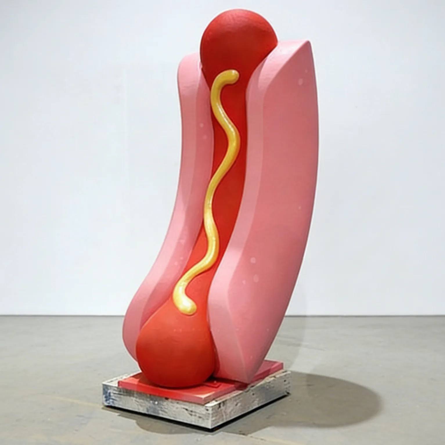 Custom Fiberglass Food Sculpture for Sale, Giant Burger Hot Dog Donut Statues for Commercial Display — view 2
