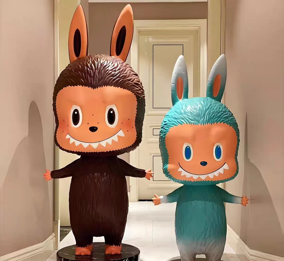 Custom Labubu Fiberglass Sculptures | Commercial-Grade Art Installations