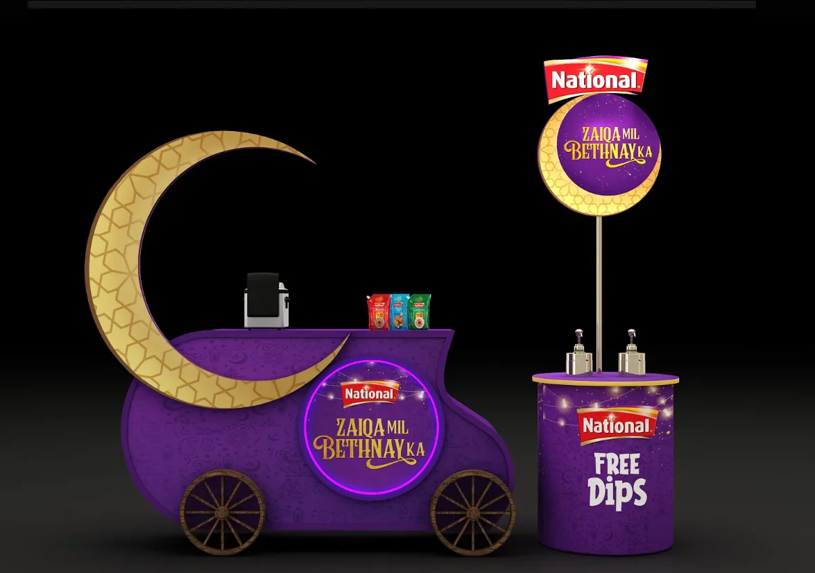 Custom Ramadan Promotion Stand and Cart — view 4