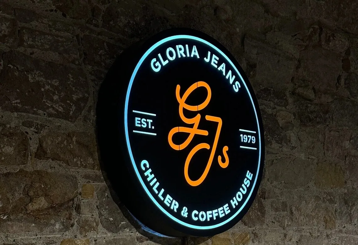 Custom Round LED Backlit Sign for Retail & Hospitality Spaces — view 3