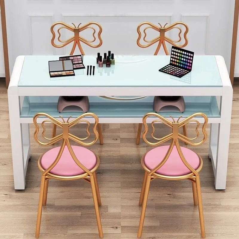 Custom salon store Manicure Desk & Nail Table with Different Color for Sale — view 3