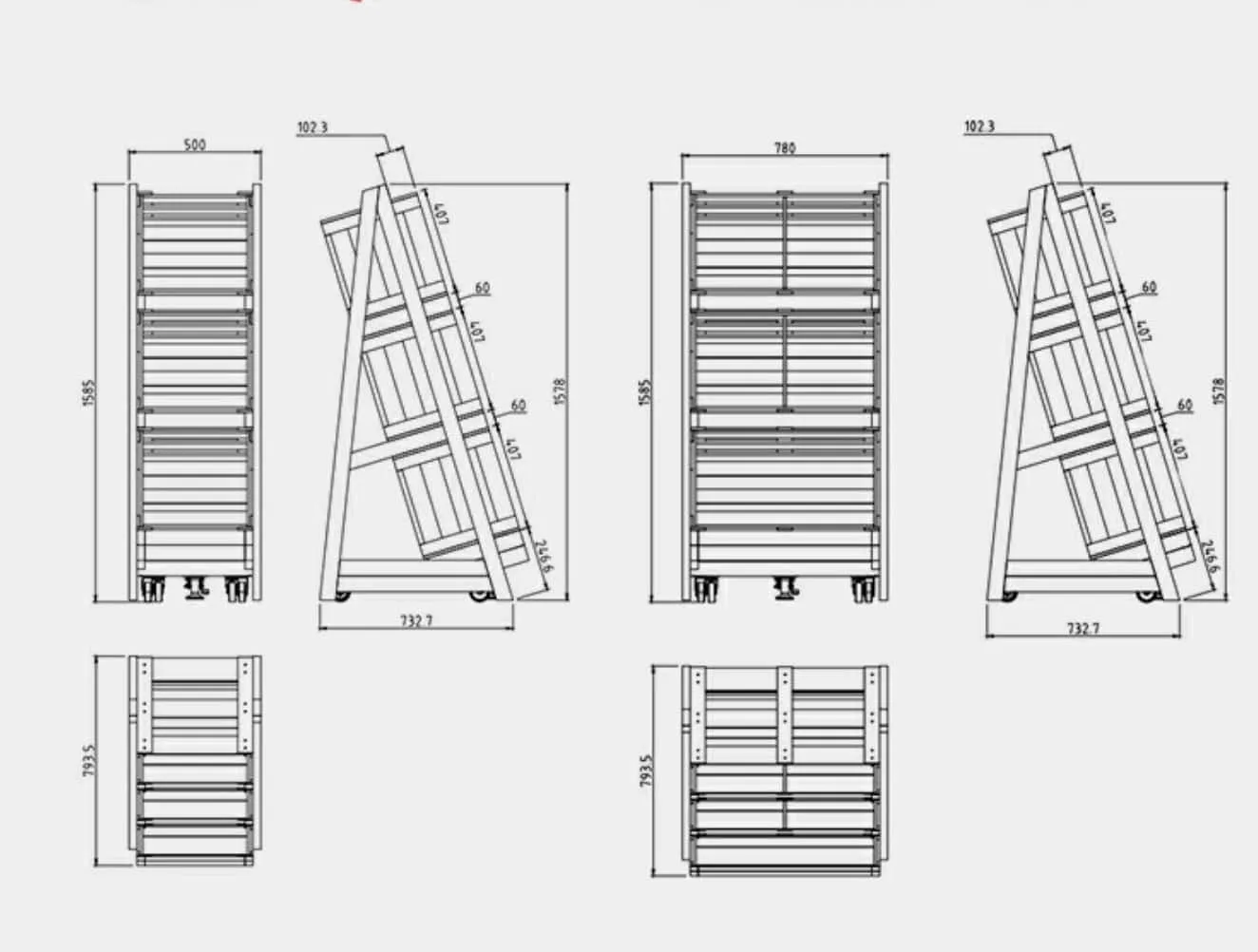 Custom Solid Wood Commercial Wine Rack – Industrial Sandwich Plate Finish — product detail 1