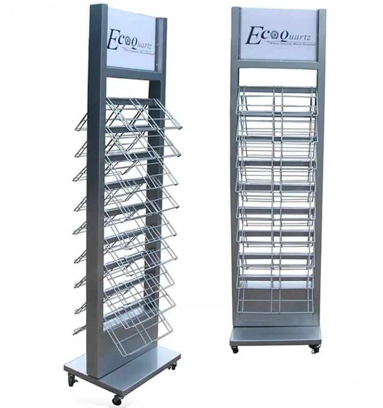 Custom Stone & Tile Sample Display Racks- Metal Ceremic Tile Display Stands — view 3