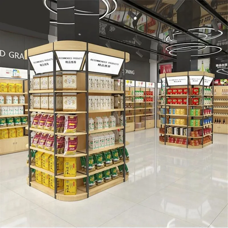 Customized display rack Supermarket shelves for sale — view 4